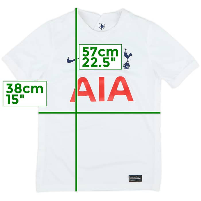 2021-22 Tottenham Home Shirt - 9/10 - (M.Boys)