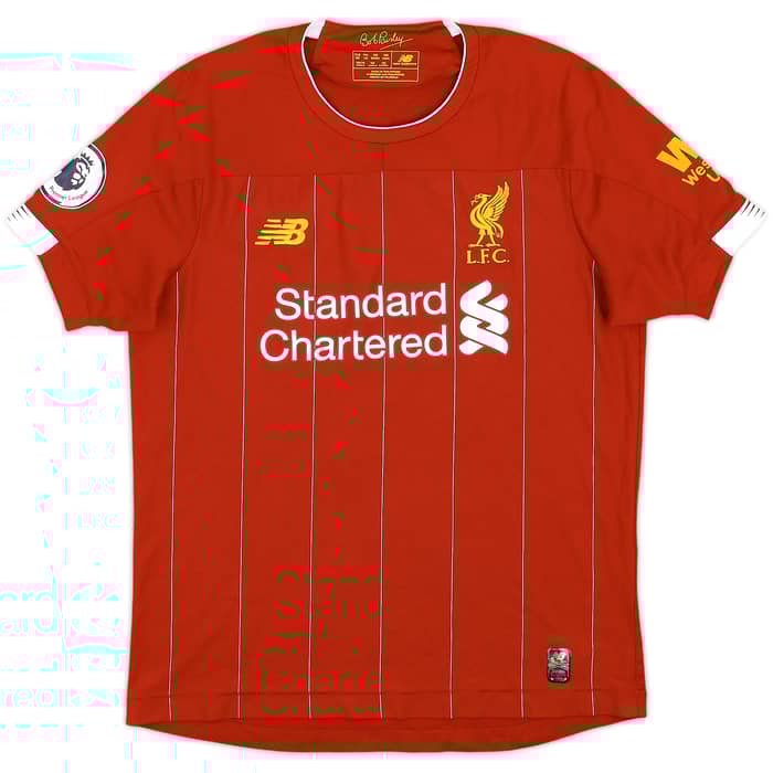 2019-20 Liverpool Home Shirt Virgil #4 - 8/10 - (XL.Boys)