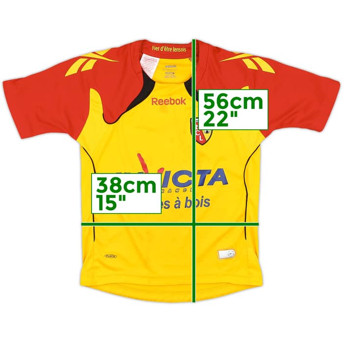 2010-11 Lens Home Shirt - 6/10 - (7-8Years)