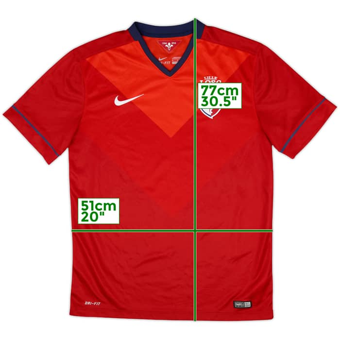 2014-15 Lille Home Shirt - 10/10 - (M)