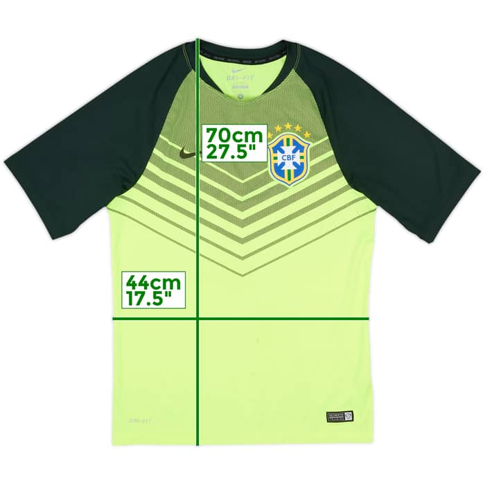 2014-15 Brazil Nike Training Shirt - 7/10 - (S)