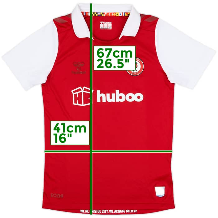 2022-23 Bristol City Home Shirt - 8/10 - (L.Boys)