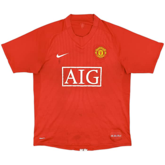 2007-09 Manchester United Home Shirt - 5/10 - (M)