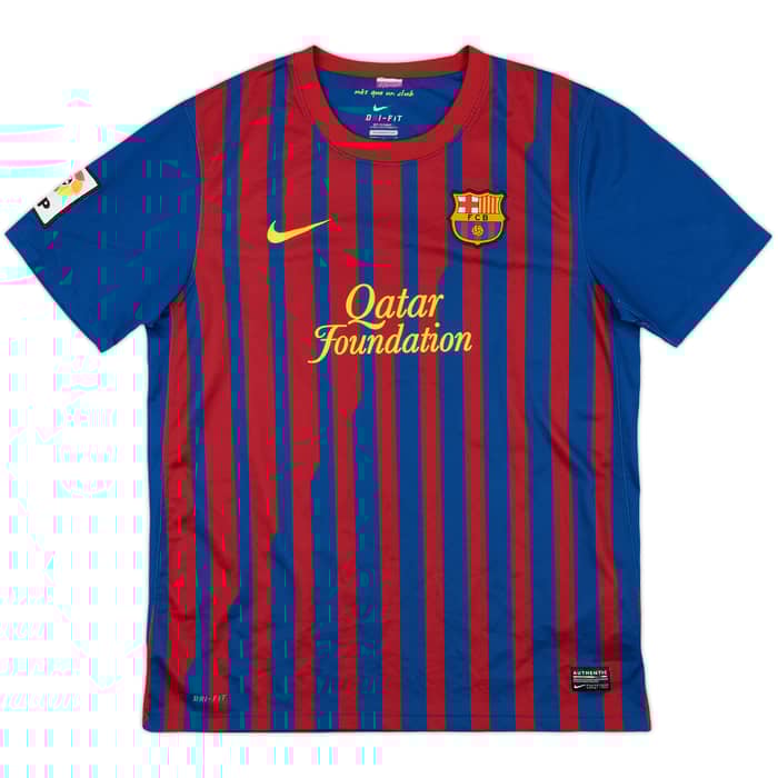 2011-12 Barcelona Home Shirt - 10/10 - (XL.Boys)