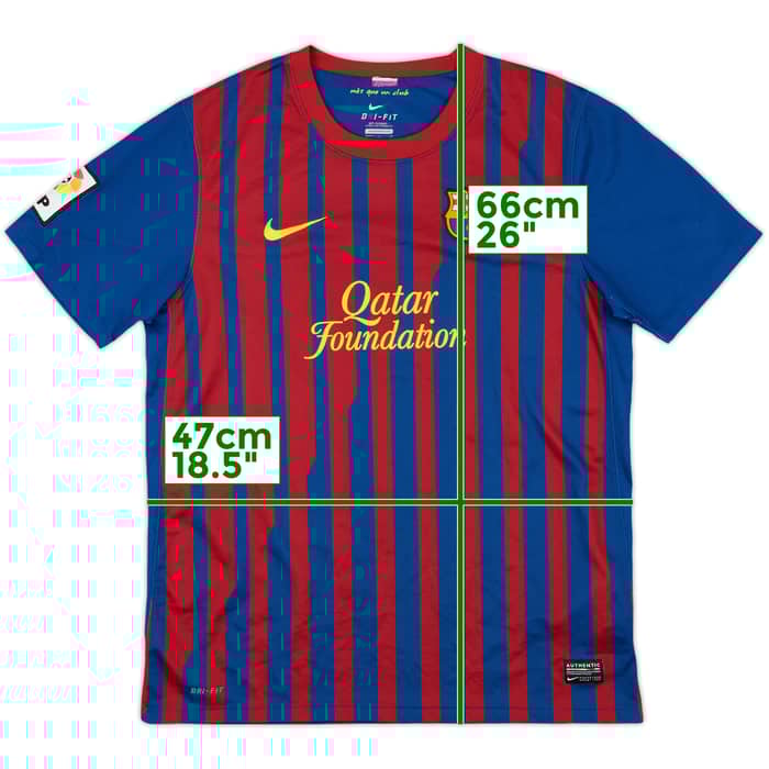 2011-12 Barcelona Home Shirt - 10/10 - (XL.Boys)