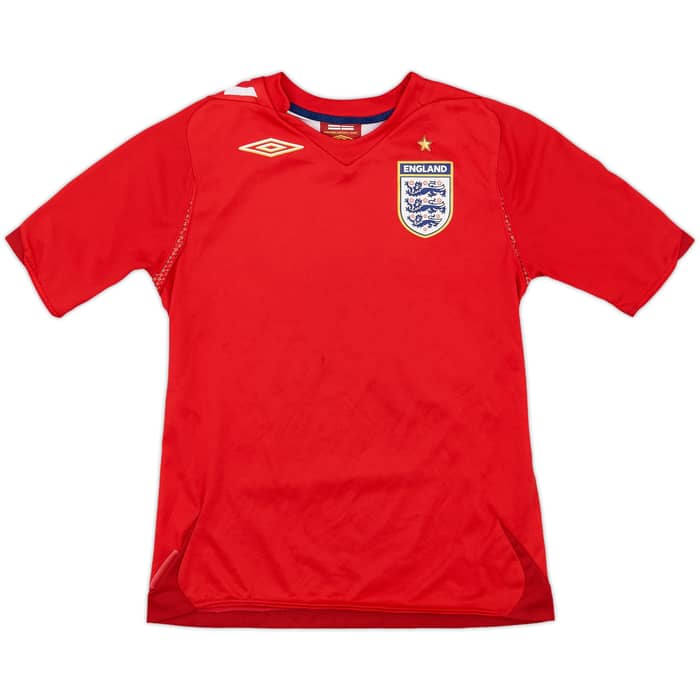 2006-08 England Away Shirt - 5/10 - (M.Boys)
