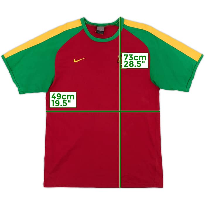 2002-03 Portugal Nike Cotton Tee - 8/10 - (M)