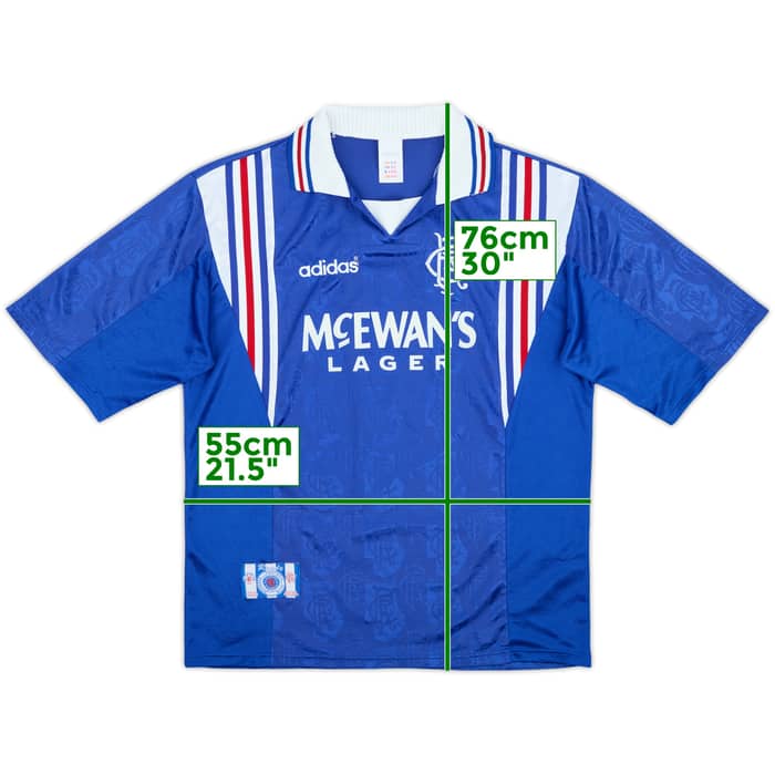 1996-97 Rangers Home Shirt - 10/10 - (L)