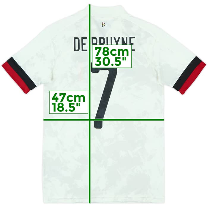 2020-22 Belgium Away Shirt De Bruyne #7 (S)