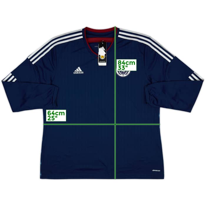 2014-15 Scotland Home L/S Shirt (XXL)