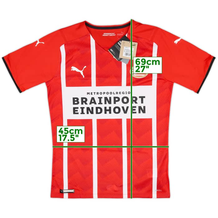 2021-22 PSV Authentic Home Shirt (S)