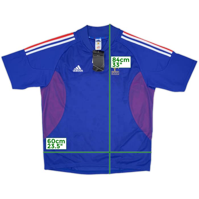 2002-04 France 'Signed' Home Shirt (XL)