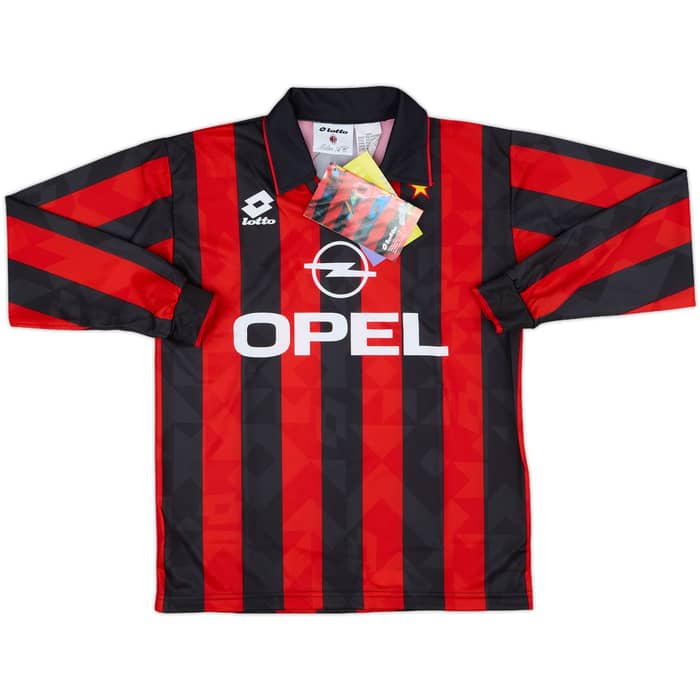 1995-96 AC Milan Home L/S Shirt (XXXL.Boys)