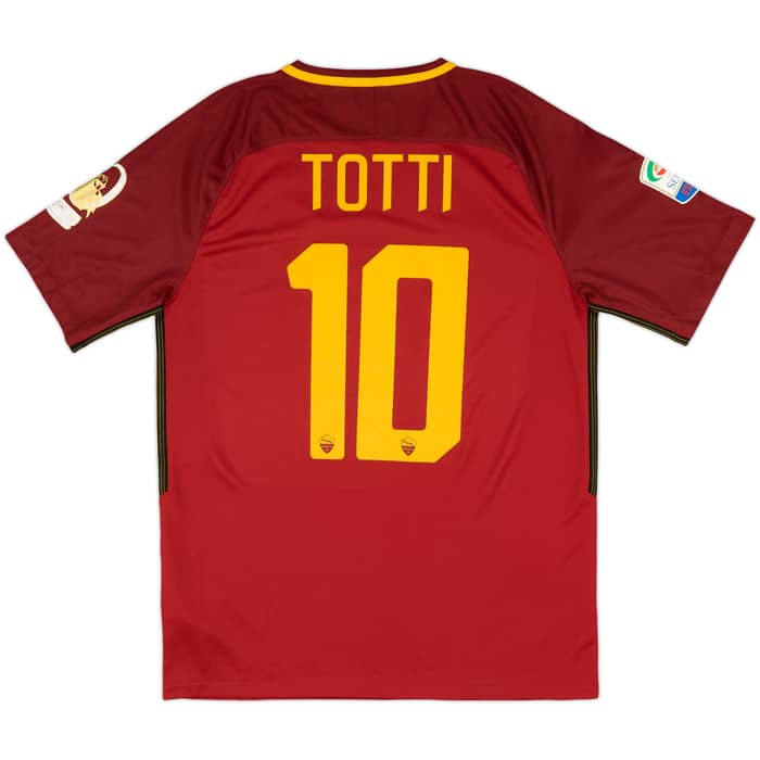 2017-18 Roma Special Tribute Home Shirt Totti #10 (M)
