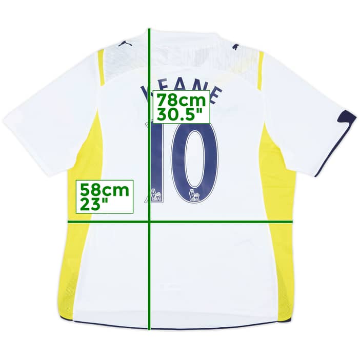 2009-10 Tottenham Home Shirt Keane #10 (L)