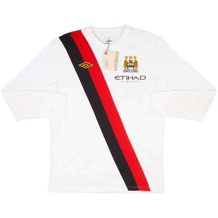 2009-11 Manchester City Third L/S Shirt Silva #21 (M)