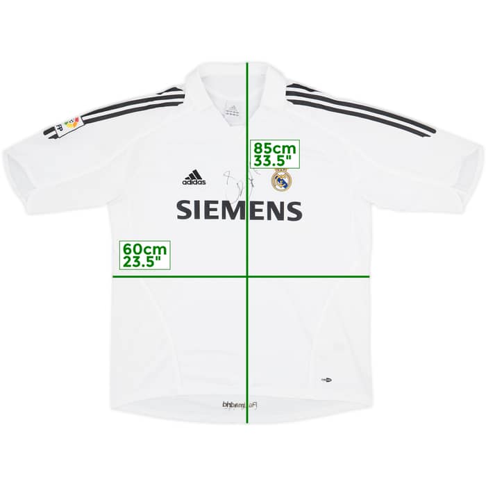 2005-06 Real Madrid Signed Home Shirt - 7/10 - (XL)