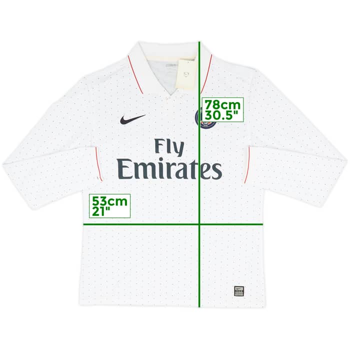 2009-10 Paris Saint-Germain Player Issue Away L/S Shirt (L)