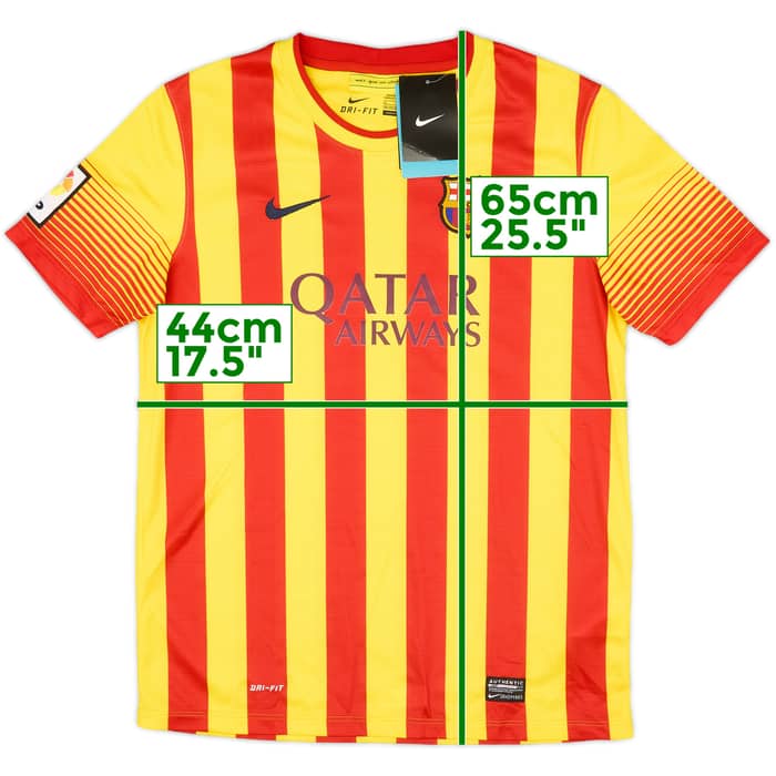 2013-15 Barcelona Away Shirt (XL.Boys)