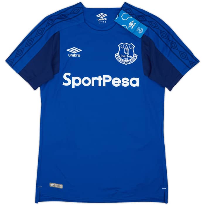 2017-18 Everton Home Shirt Baines #3 (S)