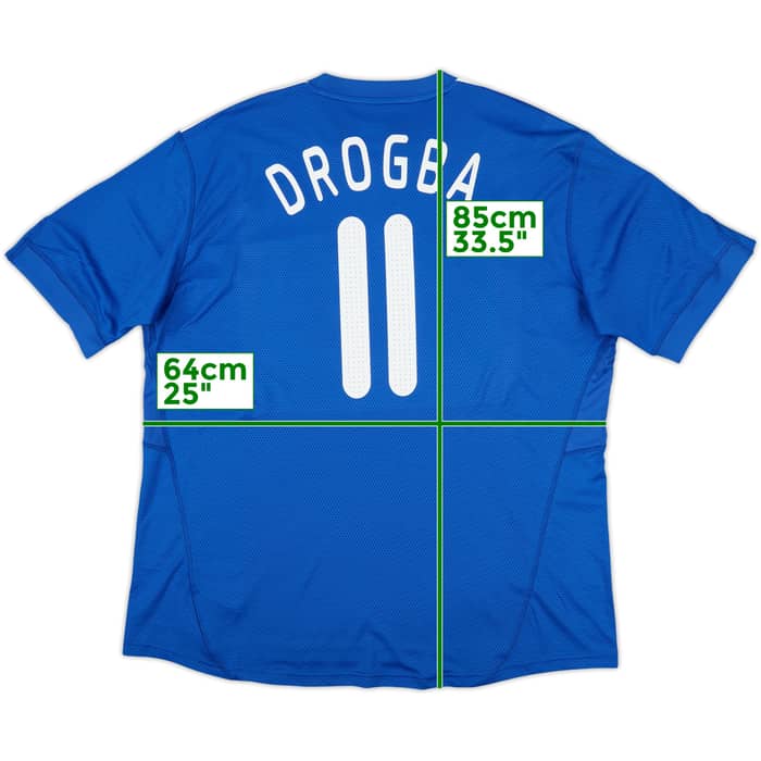 2009-10 Chelsea Home Shirt Drogba #11 (XXL)