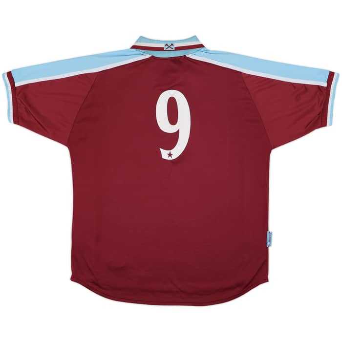 1999-01 West Ham Home Shirt #9 - 5/10 - (XL)