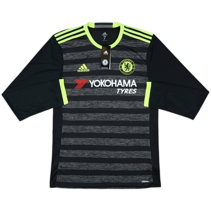 2016-17 Chelsea Away L/S Shirt Hazard #10 (M/L)