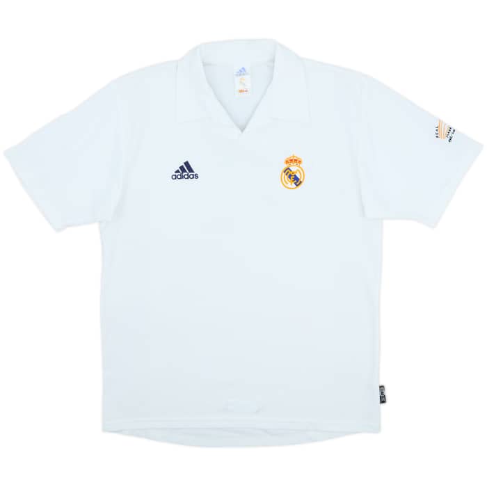 2001 Real Madrid Home Shirt Morientes #9 - 5/10 - (M)