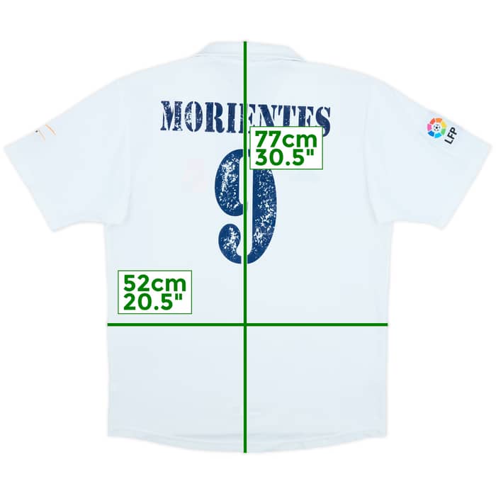 2001 Real Madrid Home Shirt Morientes #9 - 5/10 - (M)