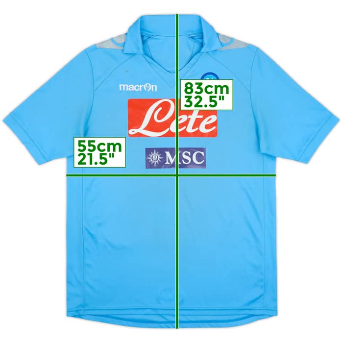 2011-12 Napoli Home Shirt - 4/10 - (L)