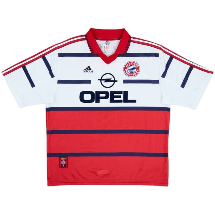 1998-00 Bayern Munich Away Shirt Linke #25 - 9/10 - (XL)