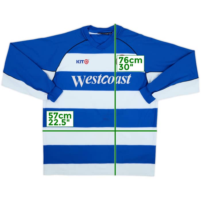 2003-04 Reading Home L/S Shirt - 7/10 - (XL)