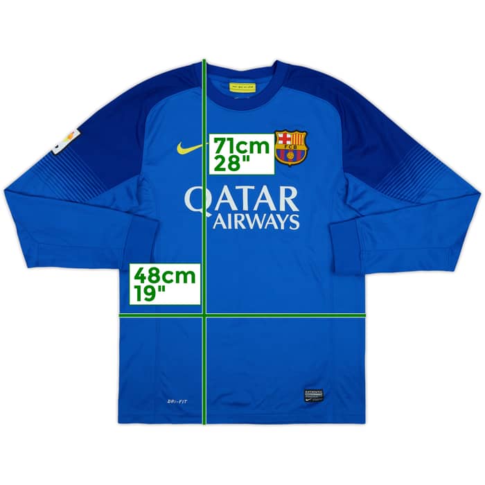 2013-14 Barcelona GK Shirt - 9/10 - (S)
