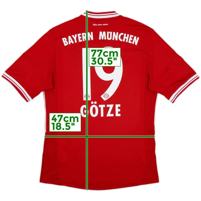 2013-14 Bayern Munich Home Shirt Gotze #19 - 8/10 - (M)