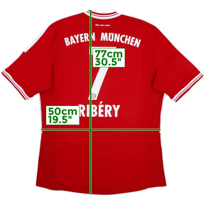 2013-14 Bayern Munich Home Shirt Ribery #7 - 6/10 - (L)