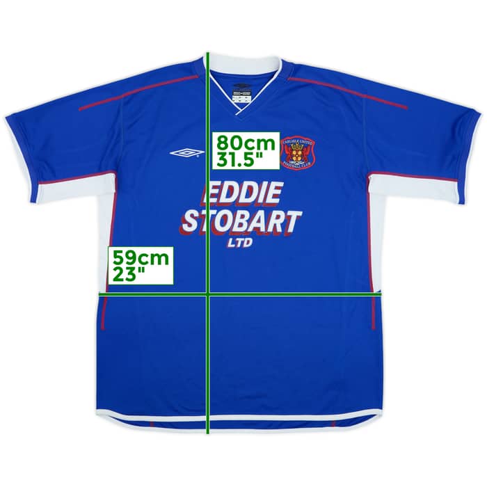 2003-04 Carlisle United Home Shirt - 8/10 - (XL)