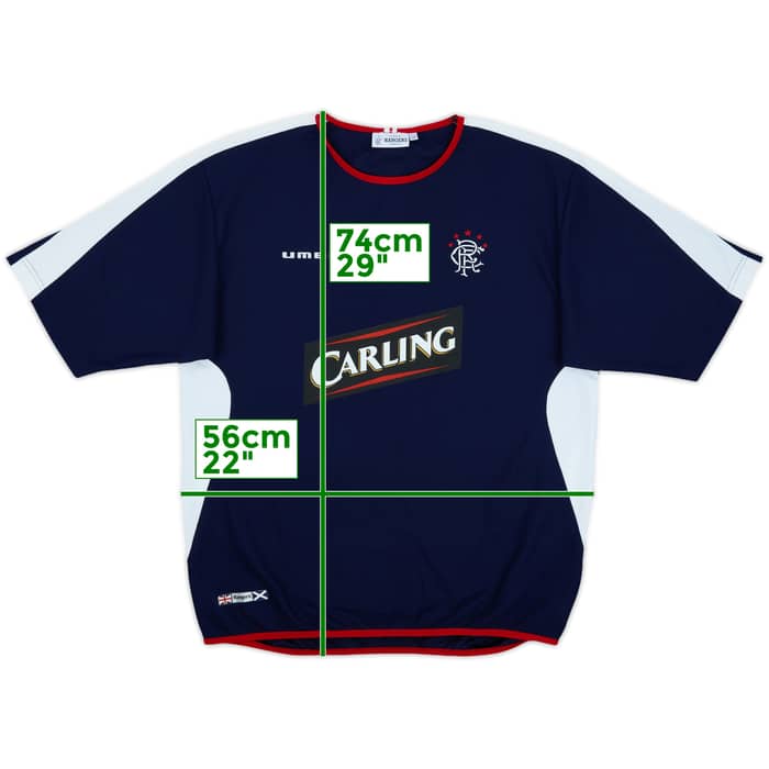 2005-06 Rangers Umbro Training Shirt - 9/10 - (M)