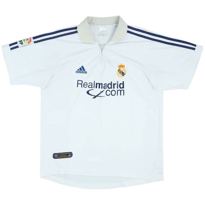 2001 Real Madrid Home Shirt Zidane #5 - 6/10 - (M)