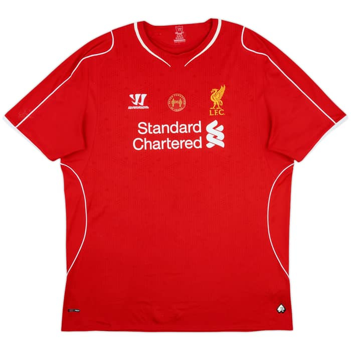 2014-15 Liverpool Home Shirt Gerrard #8 - 6/10 - (3XL)