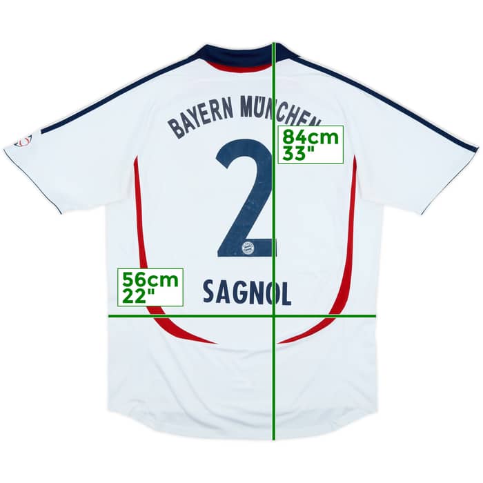 2006-07 Bayern Munich Away Shirt Sagnol #2 - 5/10 - (XL)