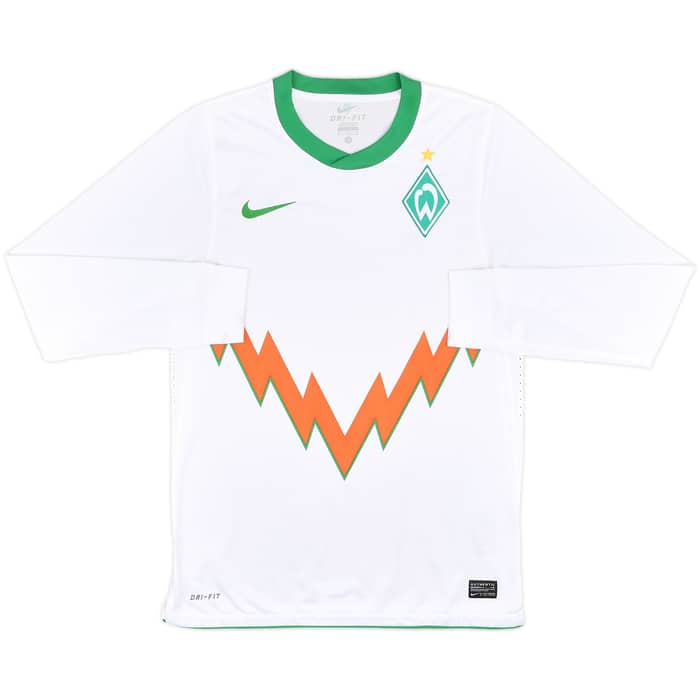2010-11 Werder Bremen Player Issue Away L/S Shirt - 8/10 - (M)