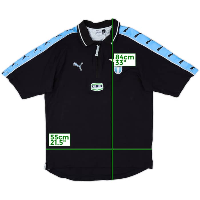 1998-99 Lazio Puma 1/4 Zip Polo Shirt - 8/10 - (XL)