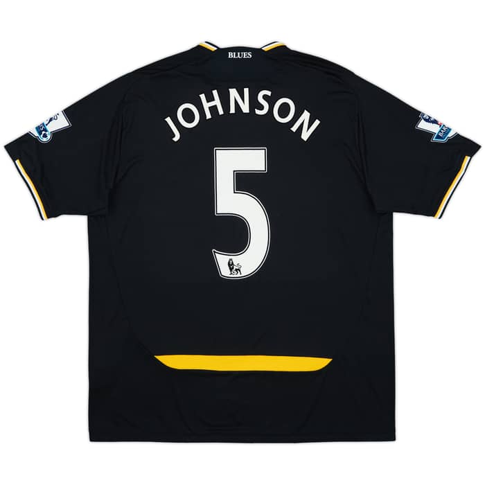 2009-10 Birmingham Away Shirt Johnson #5 - 8/10 - (L)