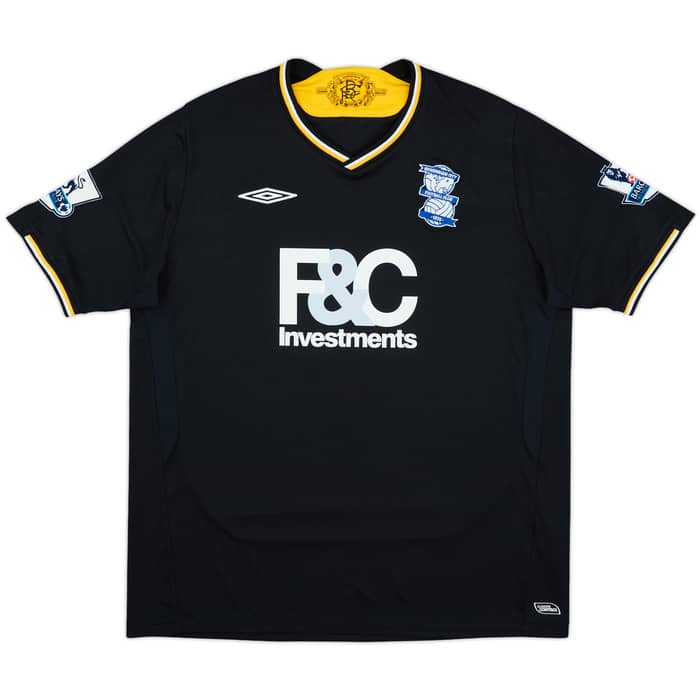 2009-10 Birmingham Away Shirt Johnson #5 - 8/10 - (L)