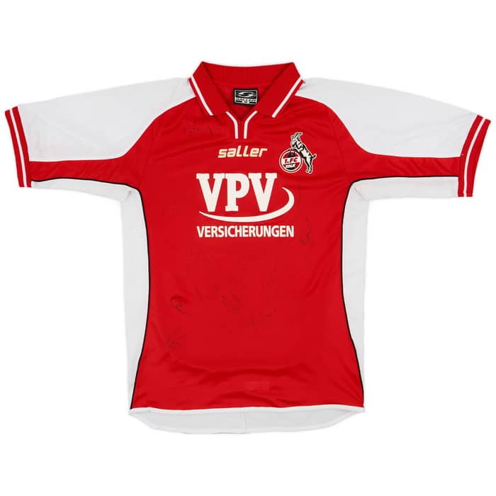 2002-03 FC Koln Signed Home Shirt - 8/10 - (M)
