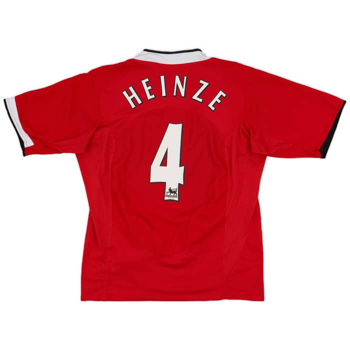 2004-06 Manchester United Home Shirt Heinze #4 - 7/10 - (L)