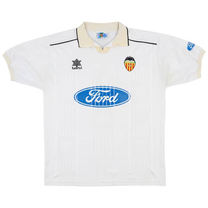 1996-97 Valencia Home Shirt Ortega #25 - 6/10 - (XL)