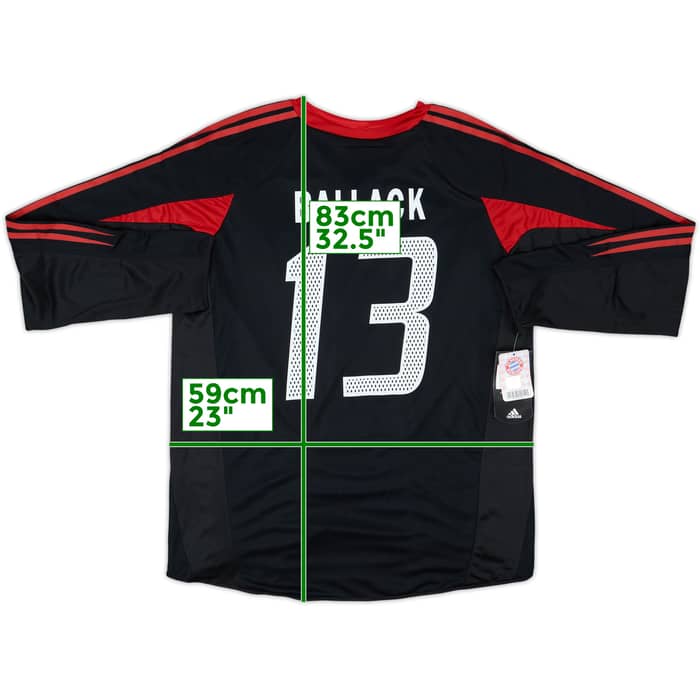 2004-05 Bayern Munich Player Issue CL Shirt Ballack #13 (XL)