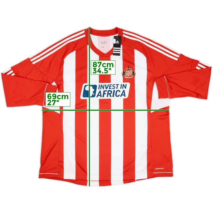 2012-13 Sunderland Home L/S Shirt (3XL)