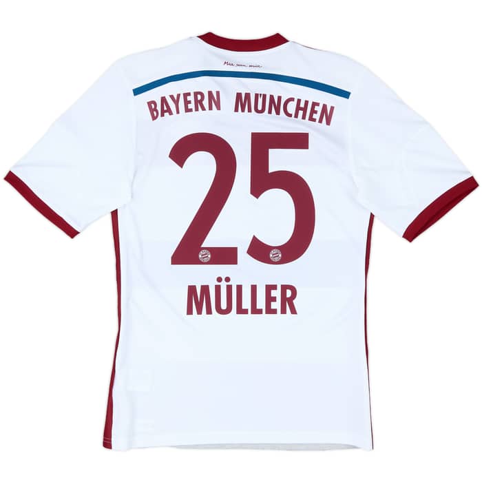 2014-15 Bayern Munich Away Shirt Muller #25 (S)